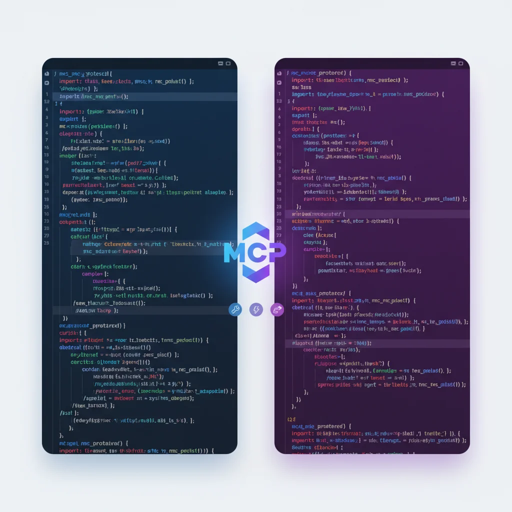 Build MCP Server tutorial showing code editor with Python and TypeScript
